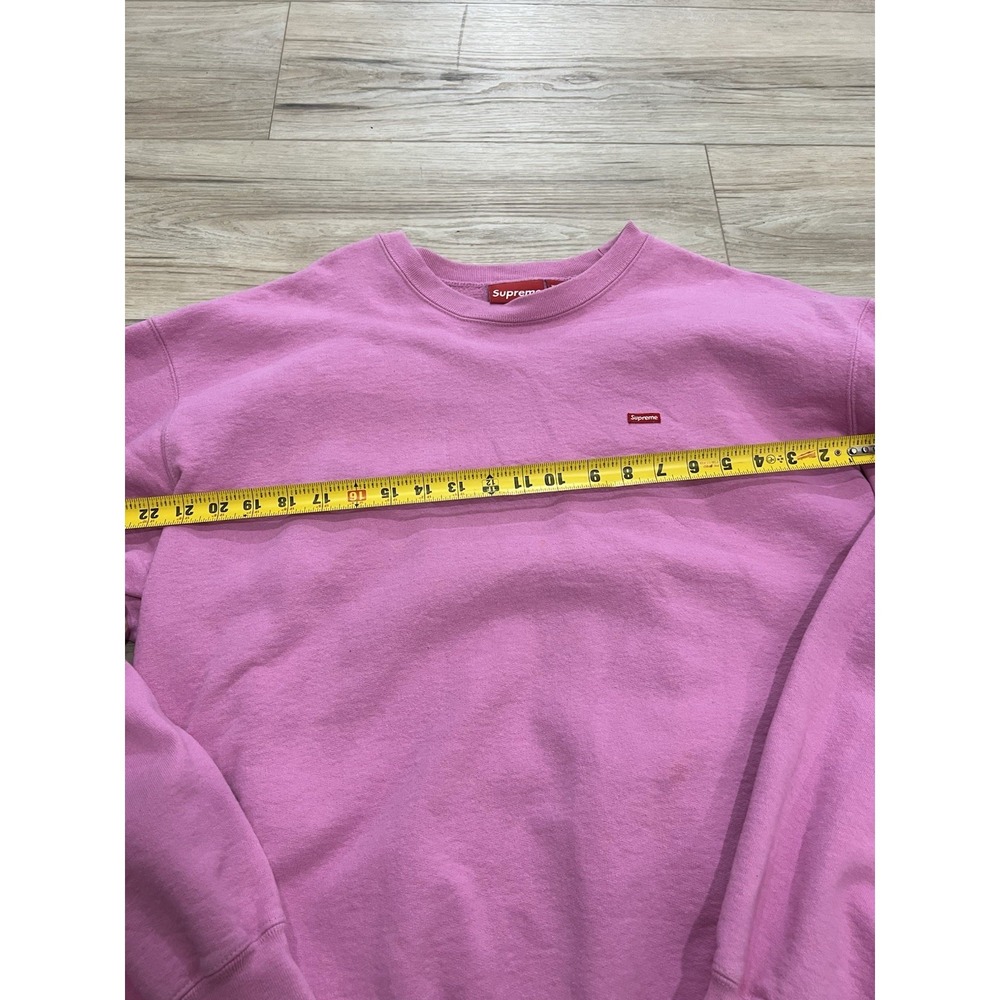 Supreme XL Box Logo Crewneck Sweatshirt Violet Pink Xlarge - Picture 5 of 5